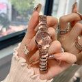 Womens Versatile Waterproof Luminous Niche-Style Quartz Watch With Calendar