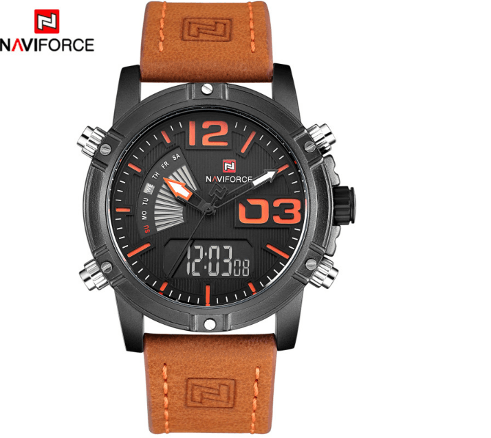 Multifunction Digital Analog Sports Watch with Alarm & Stopwatch