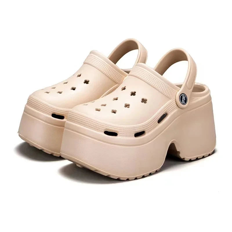 Women's Chunky Platform EVA Sandals - Slip-On Clogs
