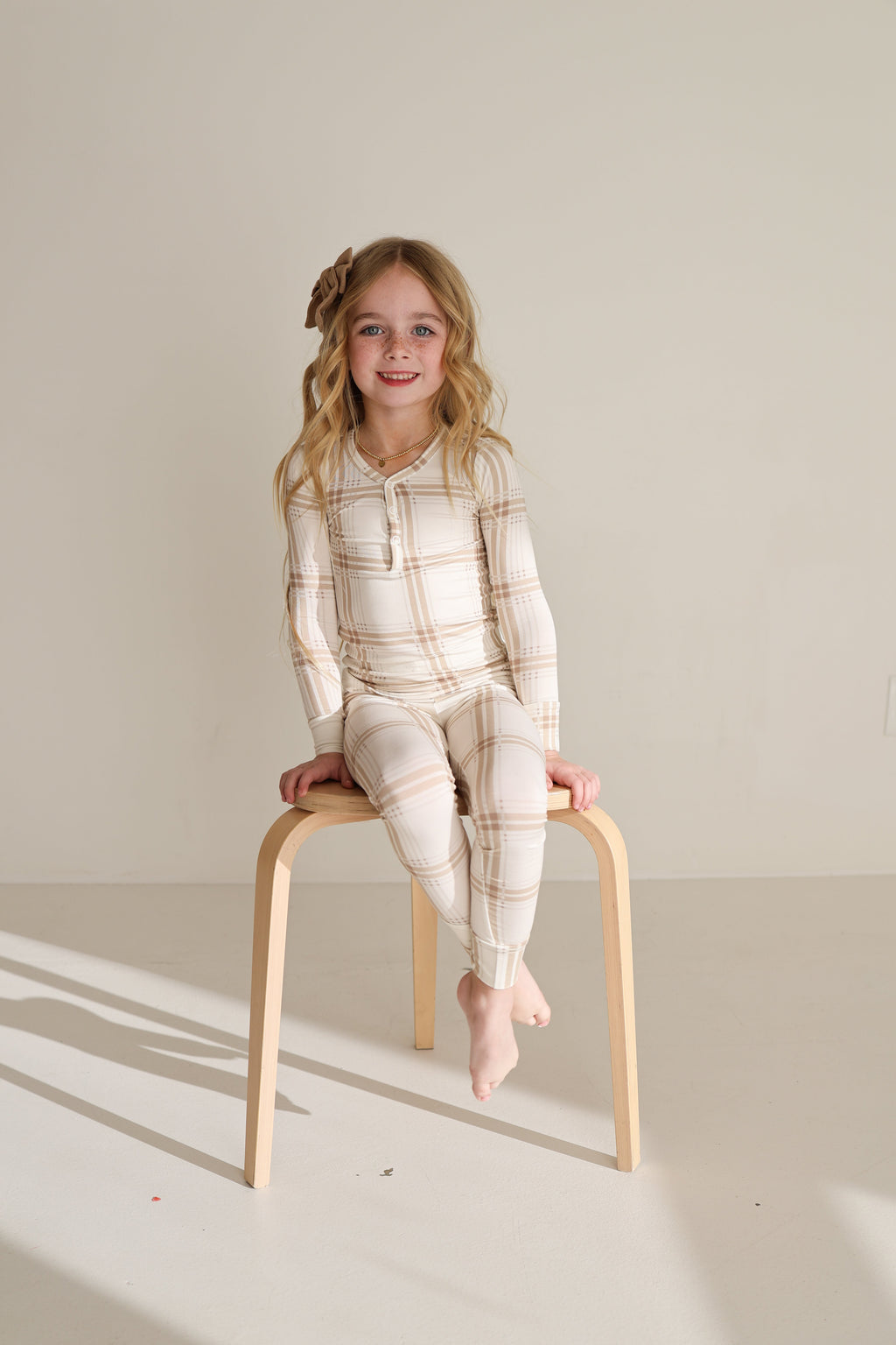 Bamboo Two Piece Pajamas | Ellis Plaid