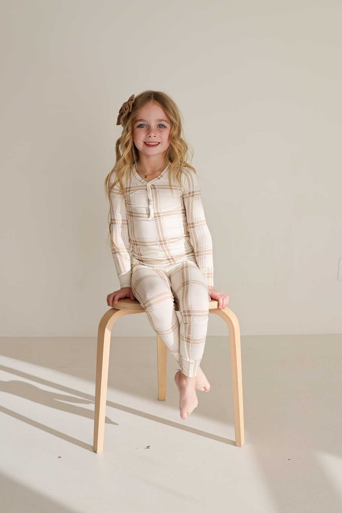 Bamboo Two Piece Pajamas | Ellis Plaid