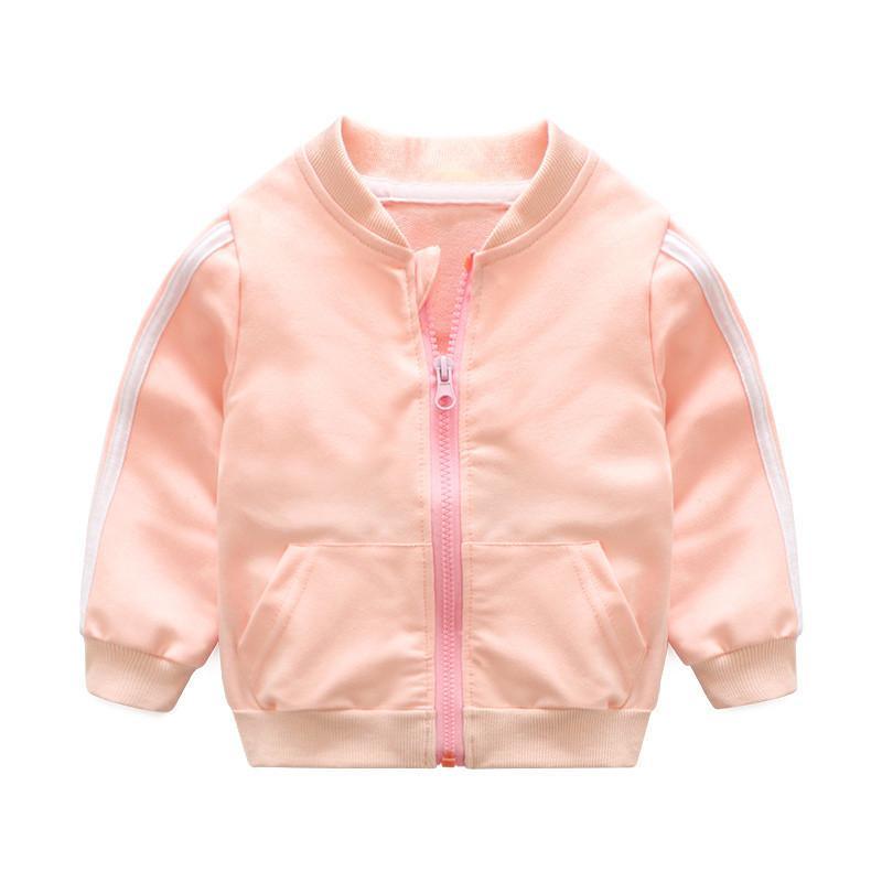 Cotton Baby Tracksuit Set - Hooded Zipper Jacket & Pants Outfit