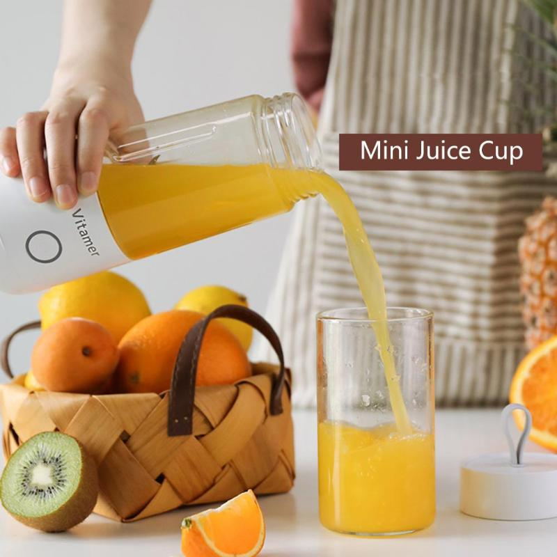 Portable USB Rechargeable Electric Smoothie Blender & Juicer Cup