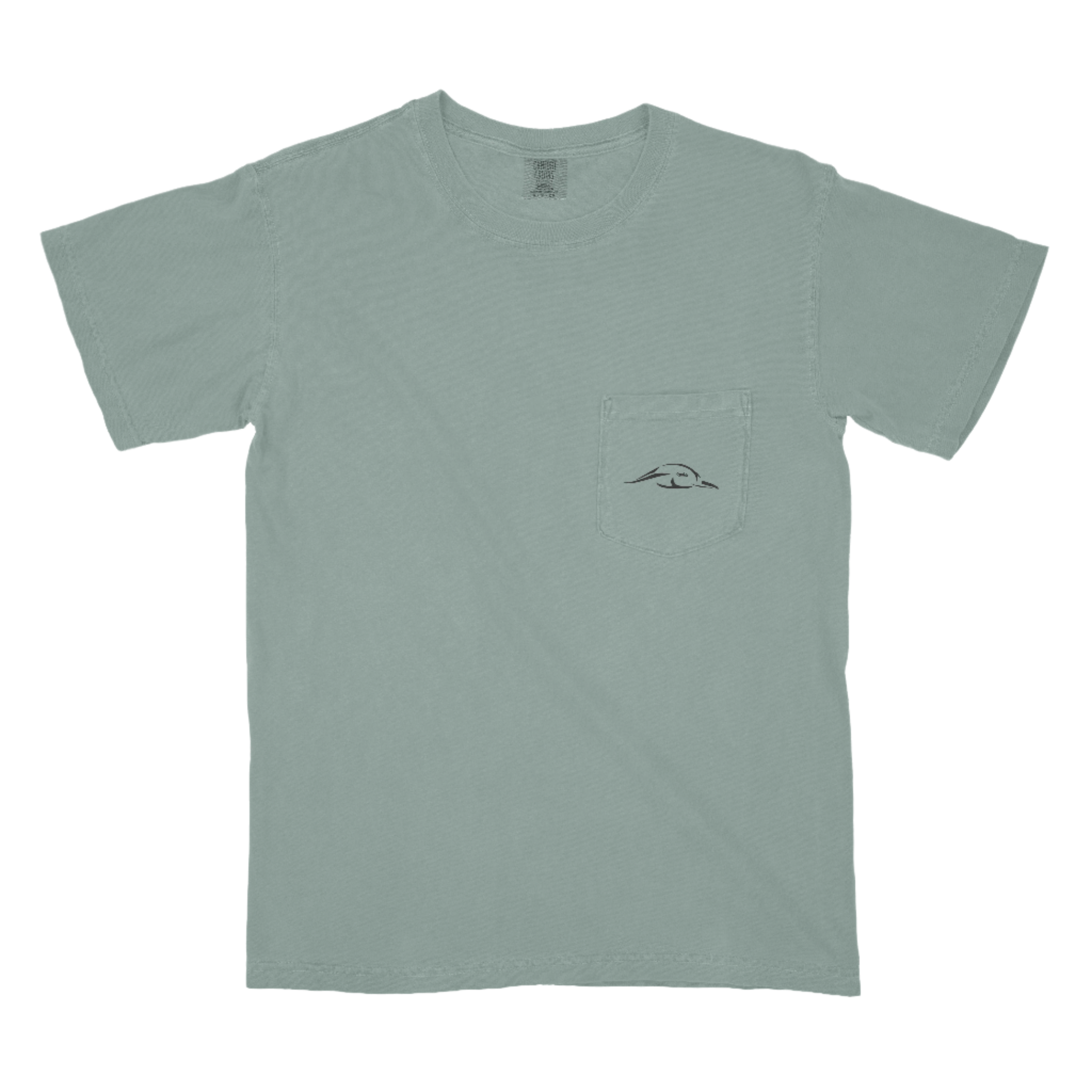 Bass Fishing Light Green with Pocket