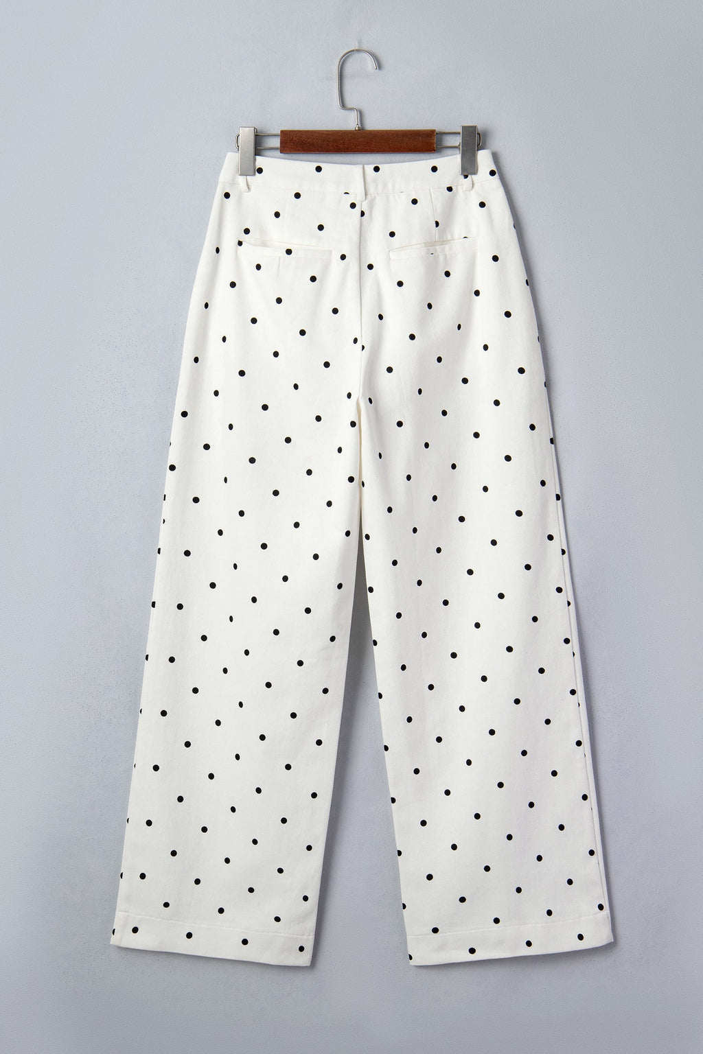 Whitley Patch Cotton Shift Pants in Black and White