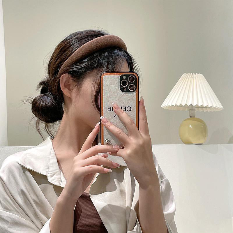 Japanese Style Wide Padded Headband - Khaki, Brown & Cream - Image 2