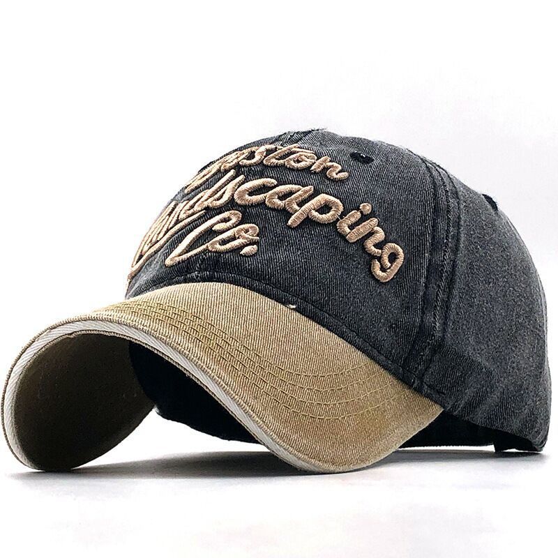 Embroidered Tie-Dye Cotton Baseball Cap