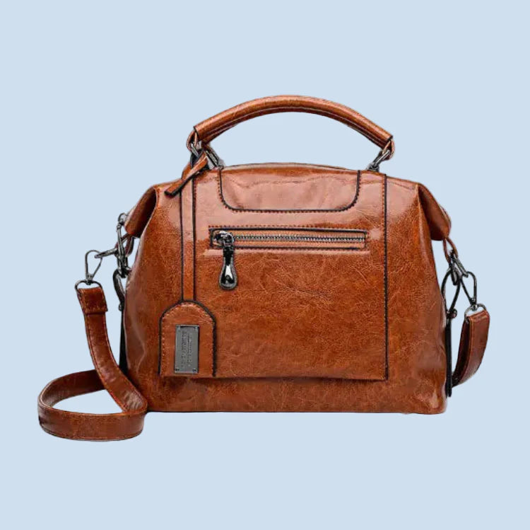 Leather Handbag for Women - Soft Tote and Crossbody Bag