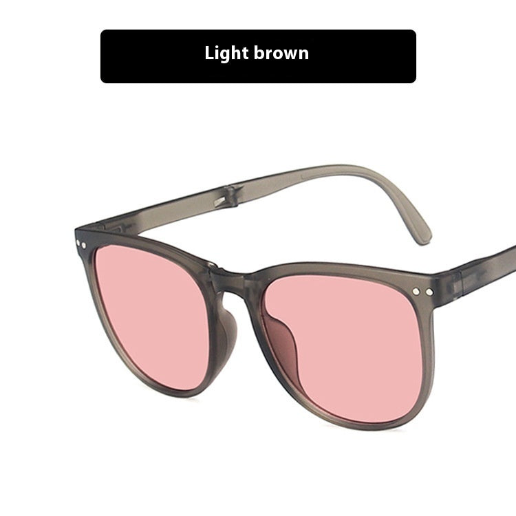 Foldable Sunglasses with Case Lightweight Portable Travel Eyewear