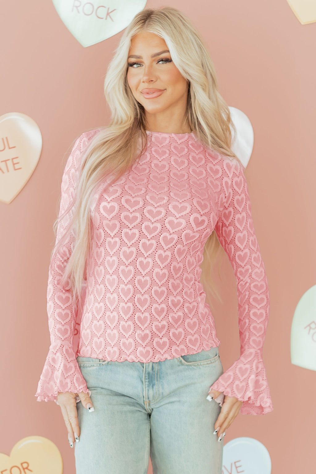 Emily Sleeve Mock Fitted Top