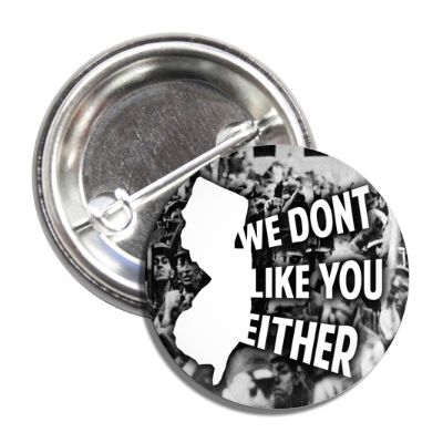 Mutual Feelings 1-inch button pin with bold text, perfect for hats or jackets.