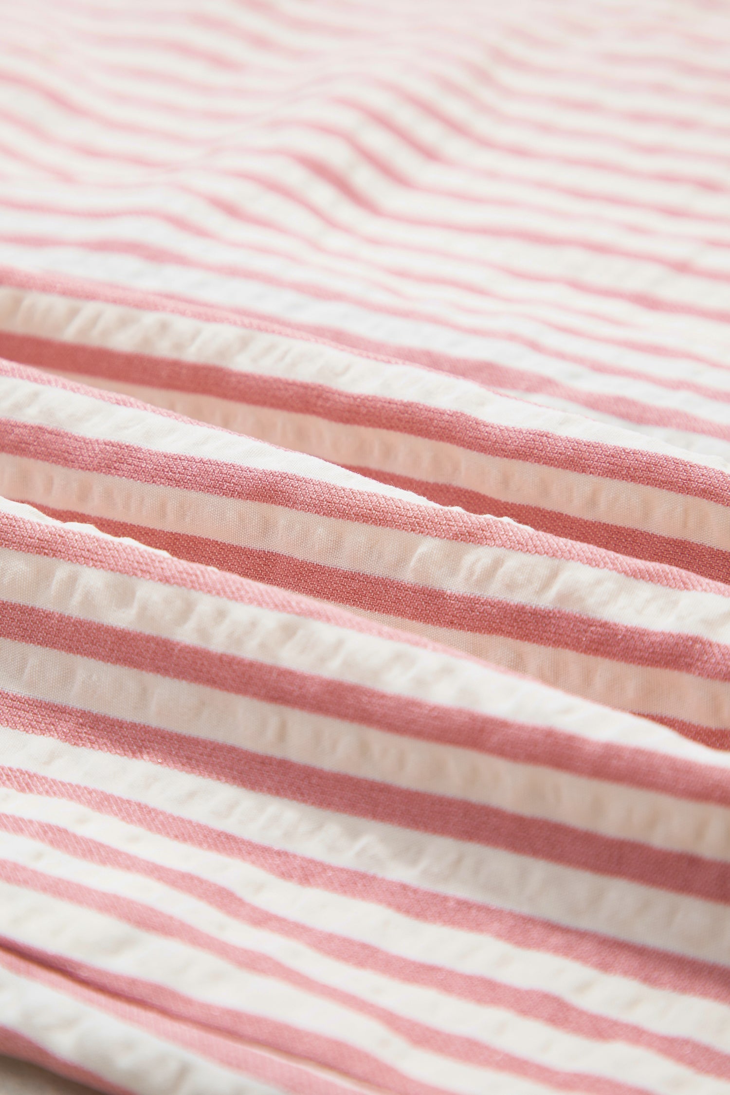 Striped Shirt Dress with Leopard Trim 3/4 Sleeve Cotton Dress