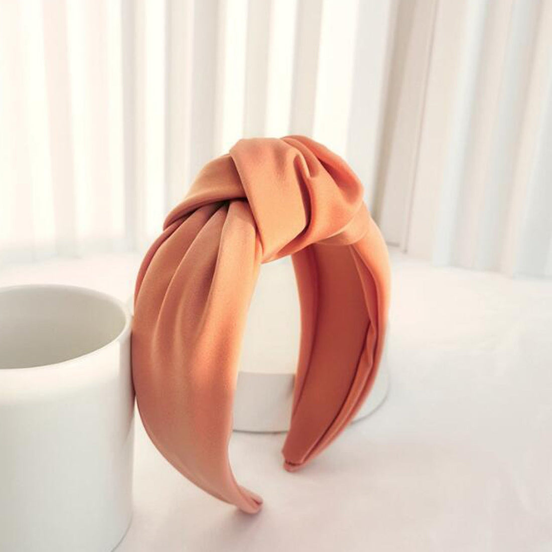Wide Solid Color Knot Headband for Women - Stylish Hair Accessory - Image 16