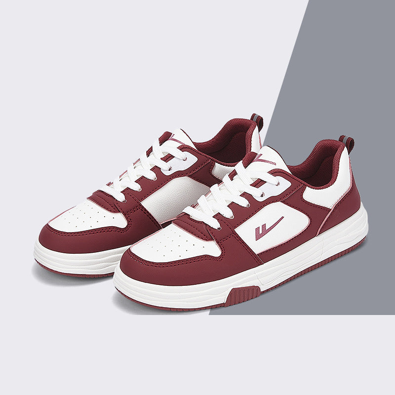 Women's Casual Red & Pink Color Block Sneakers - Stylish & Versatile - Image 4