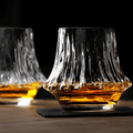 Yama Crystal Whisky Glass featuring a unique textured exterior for a tactile grip