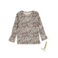 The Printed Long Sleeve Tee -  Ava