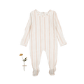 The Printed Romper - Rose Stripe