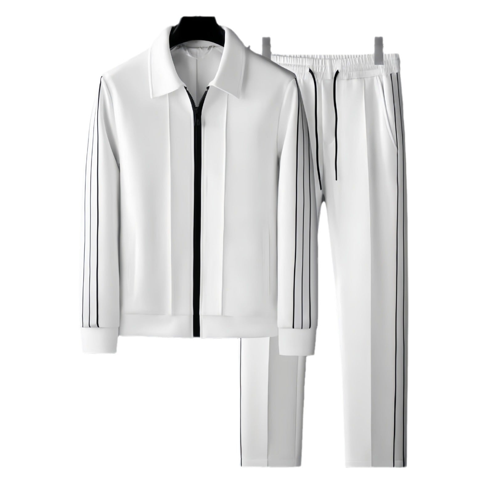 Men's Sporty Zip-Up Cardigan Sweater