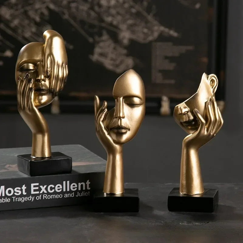 Abstract Character Statue - Nordic Luxury Desktop Decor
