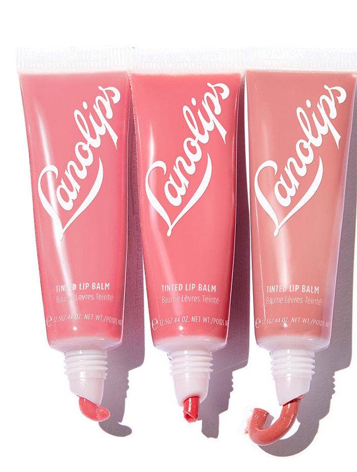 Tinted Lanolin Lip Balm Rhubarb