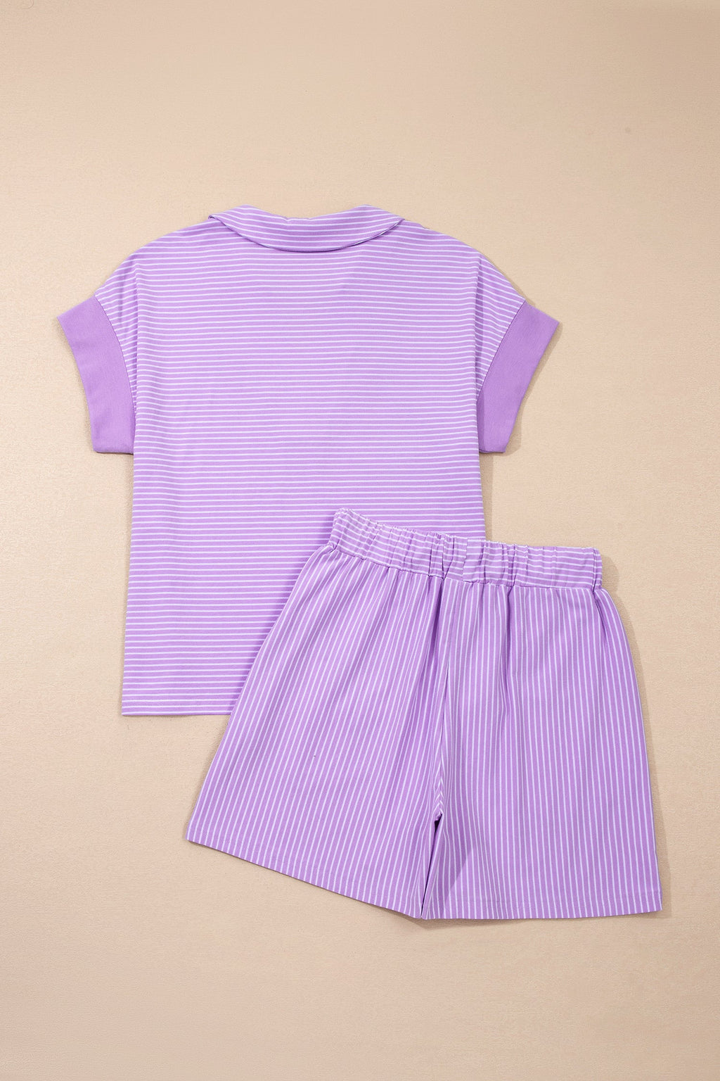 Zara Dolman Sleeve Polo Shirt and Short Set
