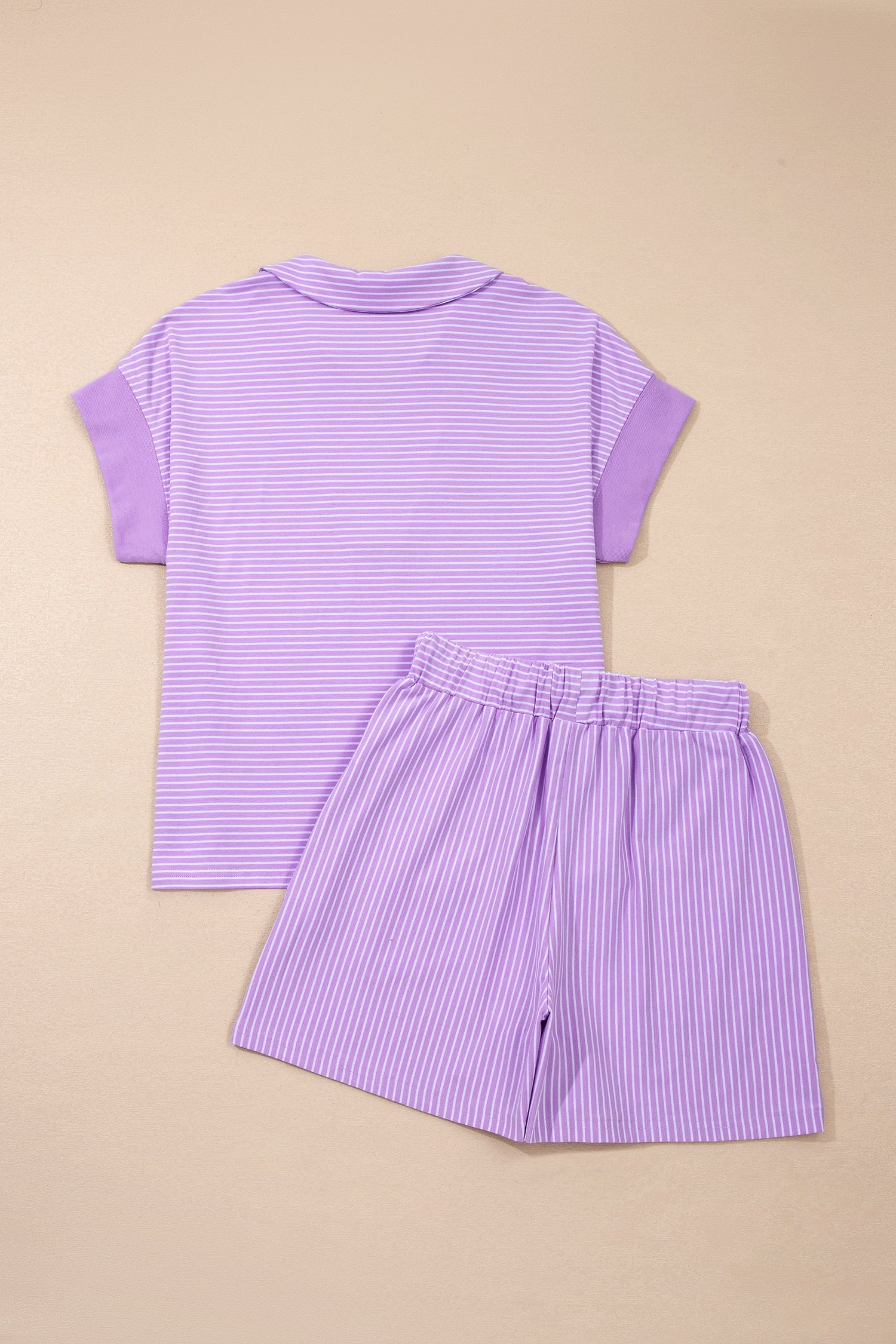 Zara Dolman Sleeve Polo Shirt and Short Set