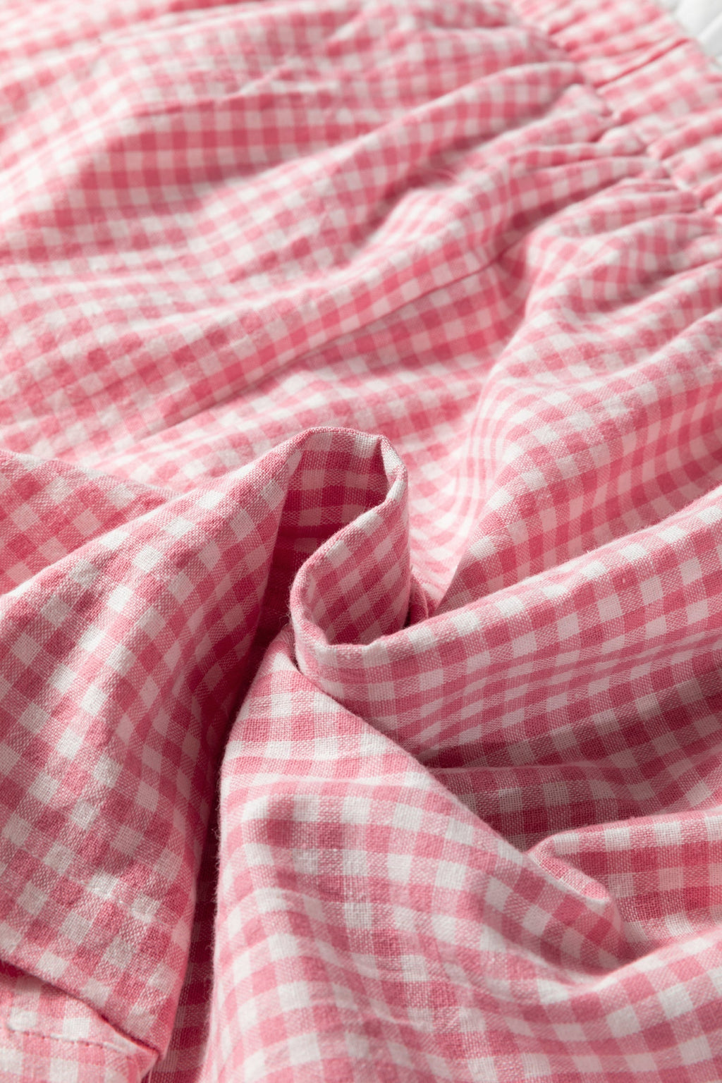 Plus Size Contrast Trim Plaid Shorts