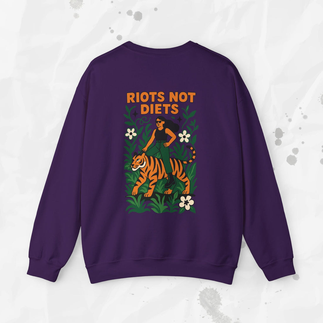Riots Not Diets - Crewneck Sweatshirt