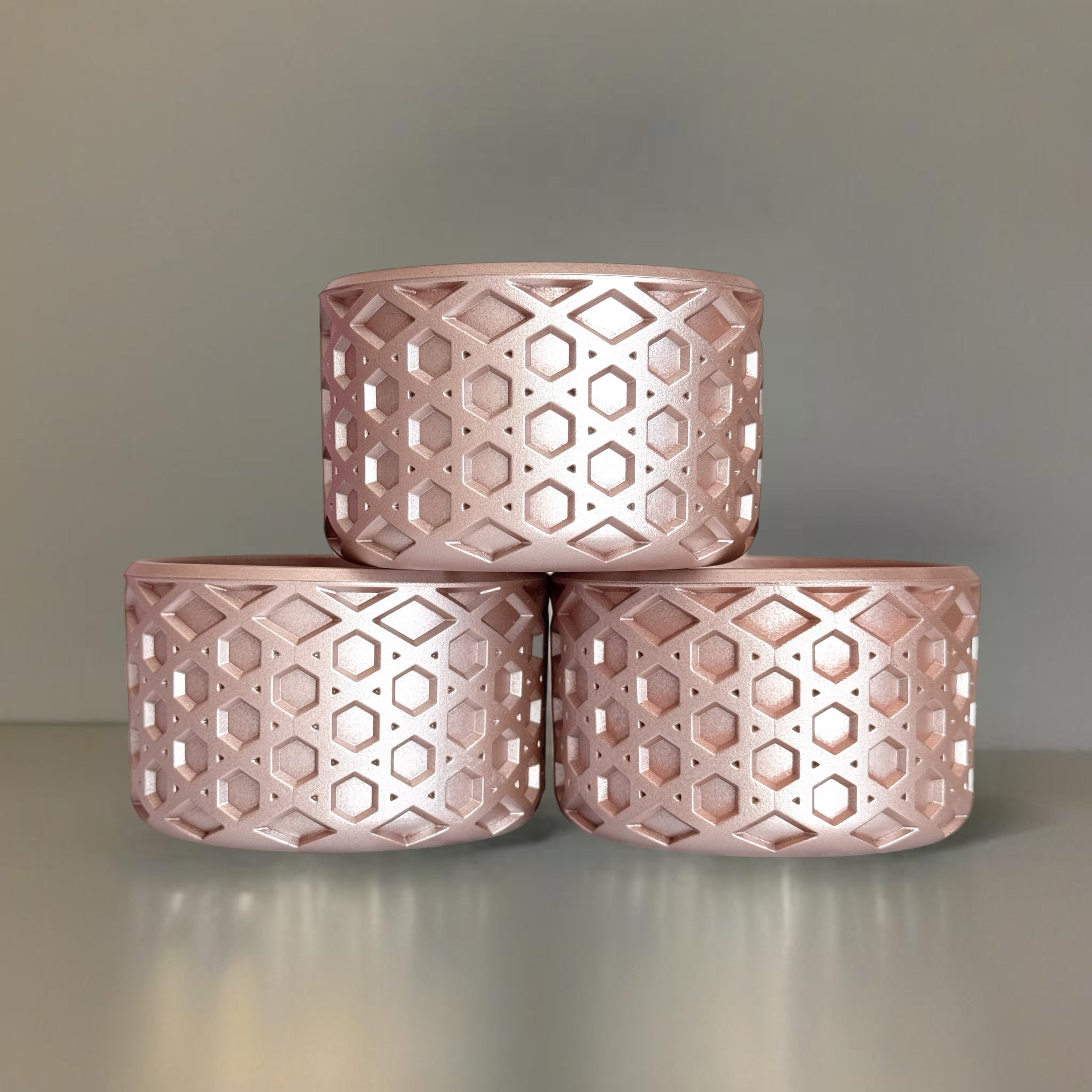 Rose Gold Metallic Waffle Boot