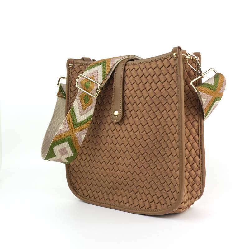 Woven Neoprene Courier Bag with Interchangeable Strap Options