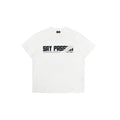 Yellow Playful Letter Print Loose Fit Short Sleeve Tee