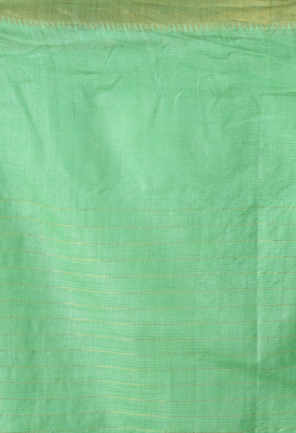 Sea Green Bhagalpuri Handloom Silk Raj Shree Saree with Blouse Piece