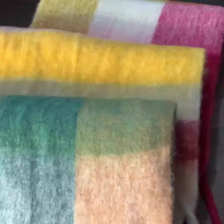 Thickened Imitation Cashmere Plaid Scarf - Warm & Stylish - Image 24