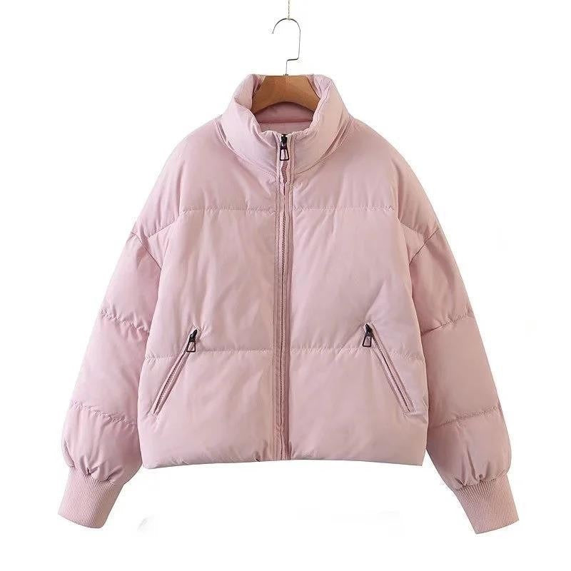 Women's Loose Fit Puffer Jacket Harajuku Style Warm - Image 4