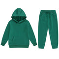 Boys 2 Pieces Sweatsuits Pullover Hoodie and Sweatpants Girls Fashion Tracksuit Set Birthday Gift for Kids (Green4 Years)