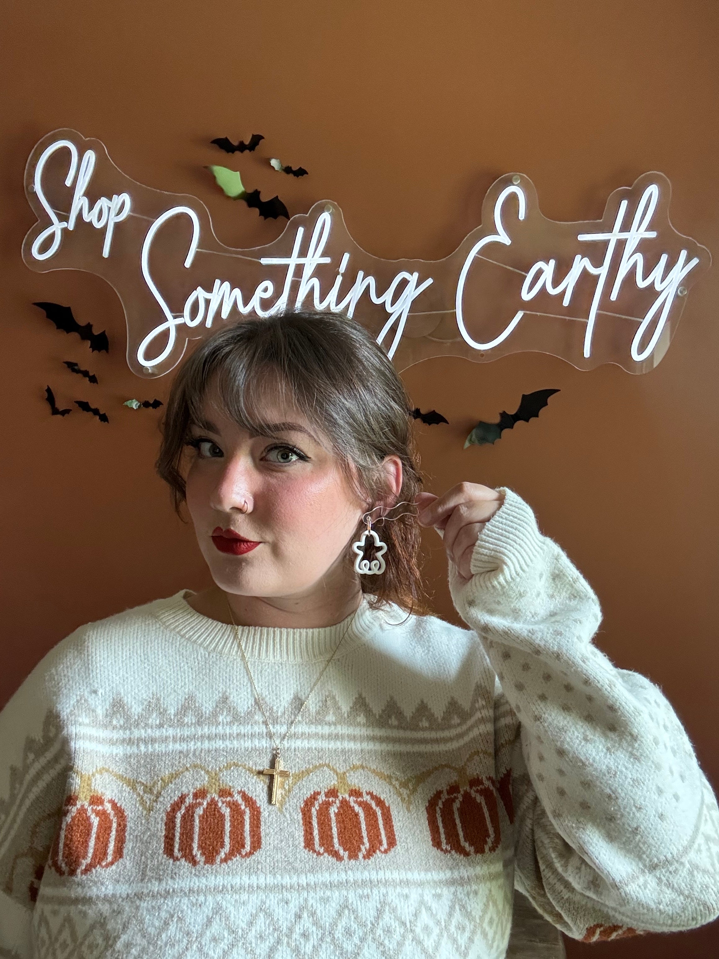 Ghost Outline Hoops