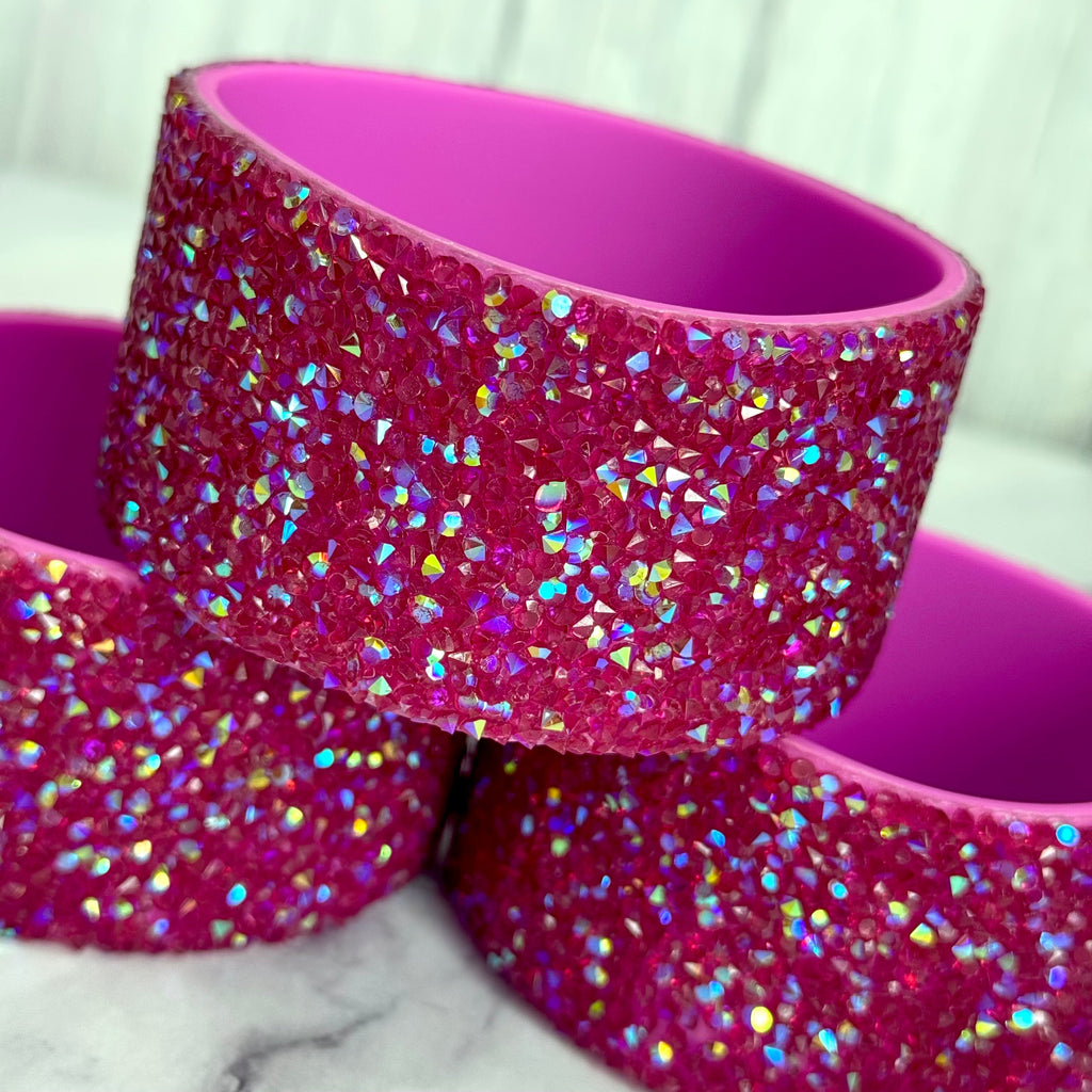 Fuschia Druzy BLING  Boot