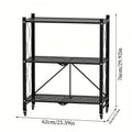 Heavy-Duty Metal Shelving Unit Storage Rack