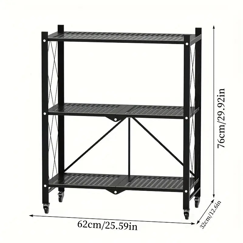 Heavy-Duty Metal Shelving Unit Storage Rack