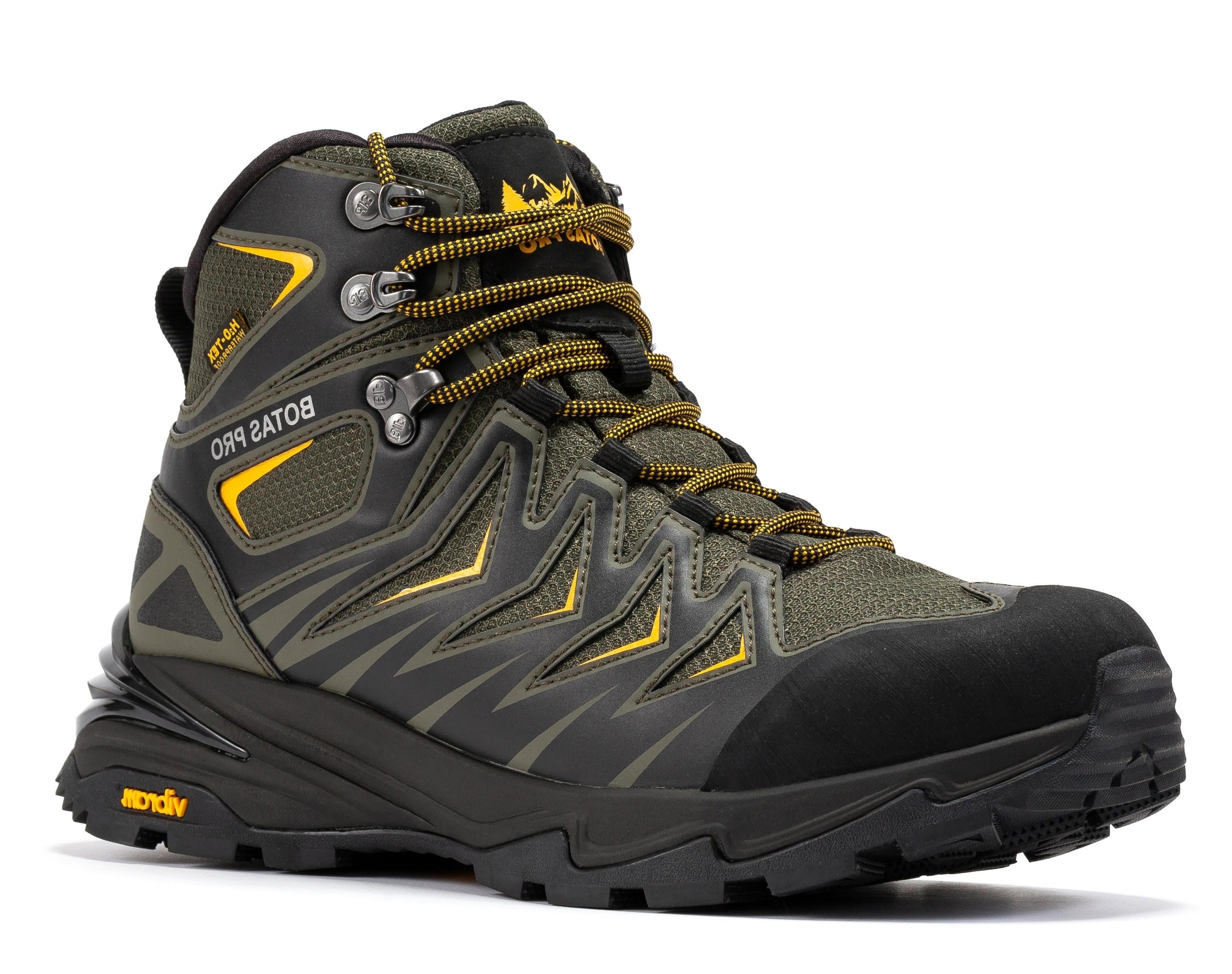 Botas Pro Metallic Green 6 Inch Waterproof Hiking Boots with VIBRAM® Traction Lug Outsole  BP22111