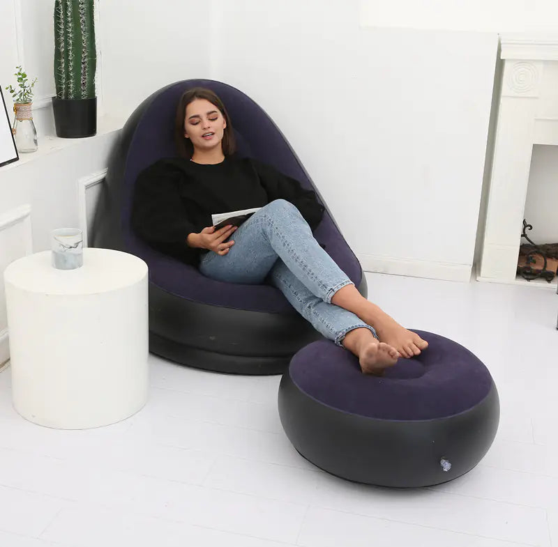 Inflatable Foldable Lounge Chair for Outdoor Use