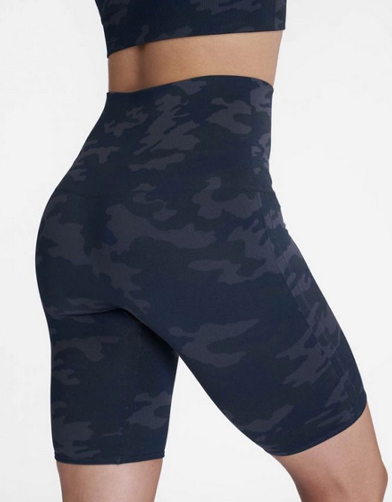 Look at Me Now High Rise Camo Bike Shorts Athletic Bodycon Knit