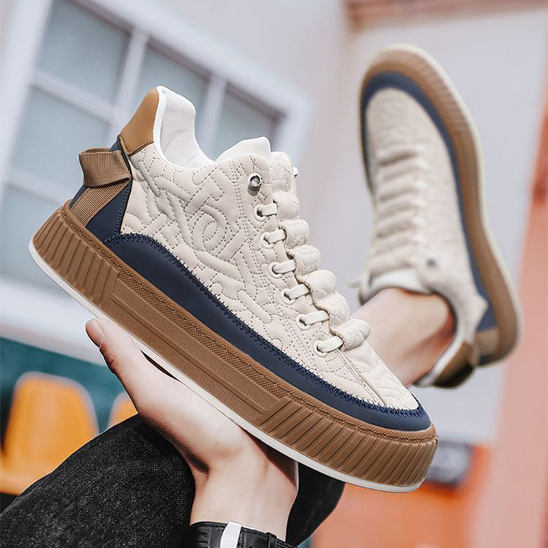 Men's Casual Thick-Soled Sports Sneakers - Comfortable Streetwear