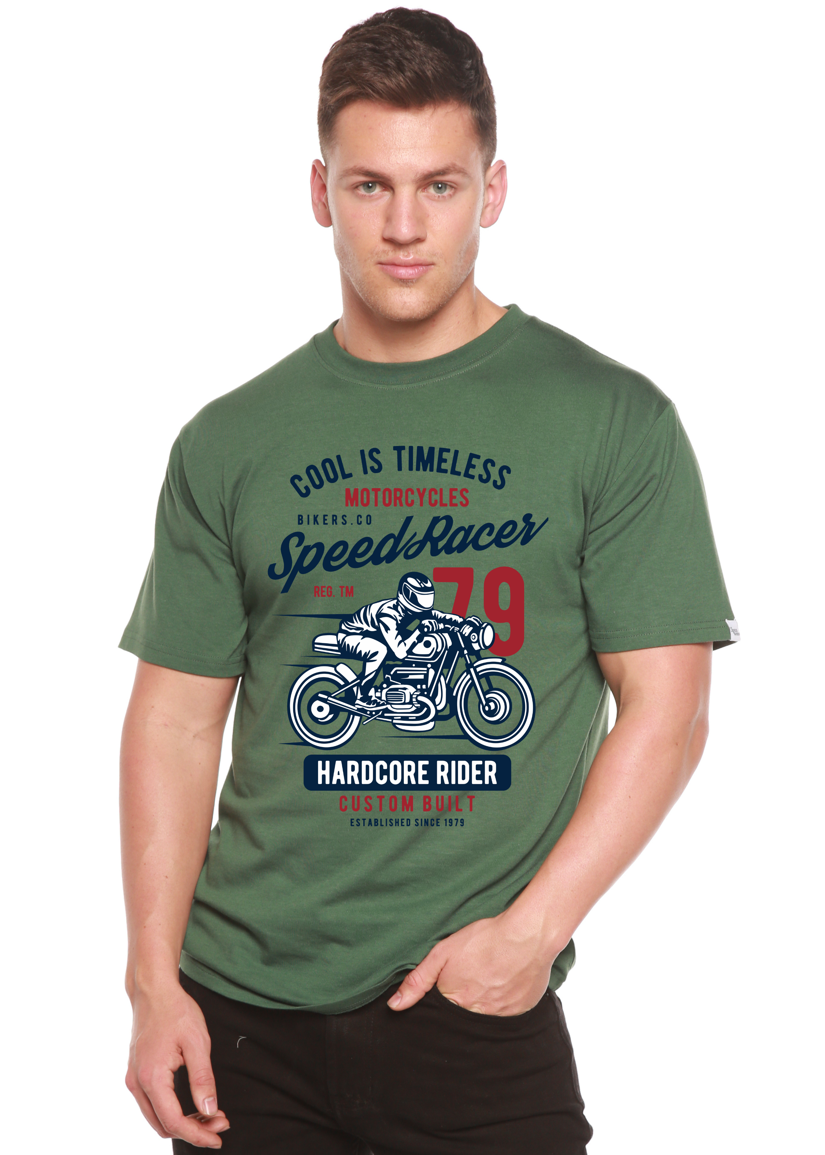 Speed Racer Vintage Graphic Men's Bamboo Viscose T-Shirt