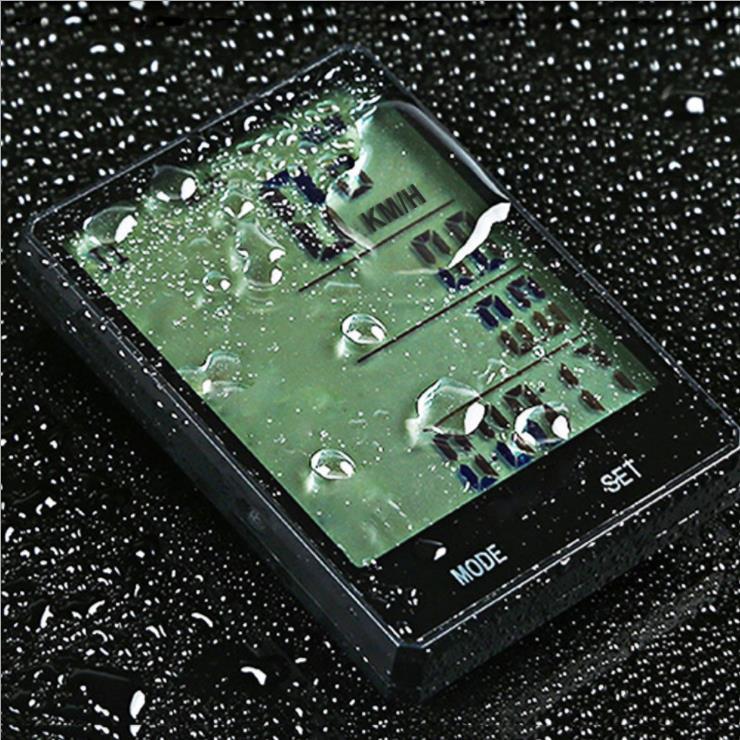 Wireless Waterproof Bicycle Computer with Backlight & Speedometer