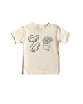 Unisex kids graphic tee featuring Chicken Nuggies and Fries text