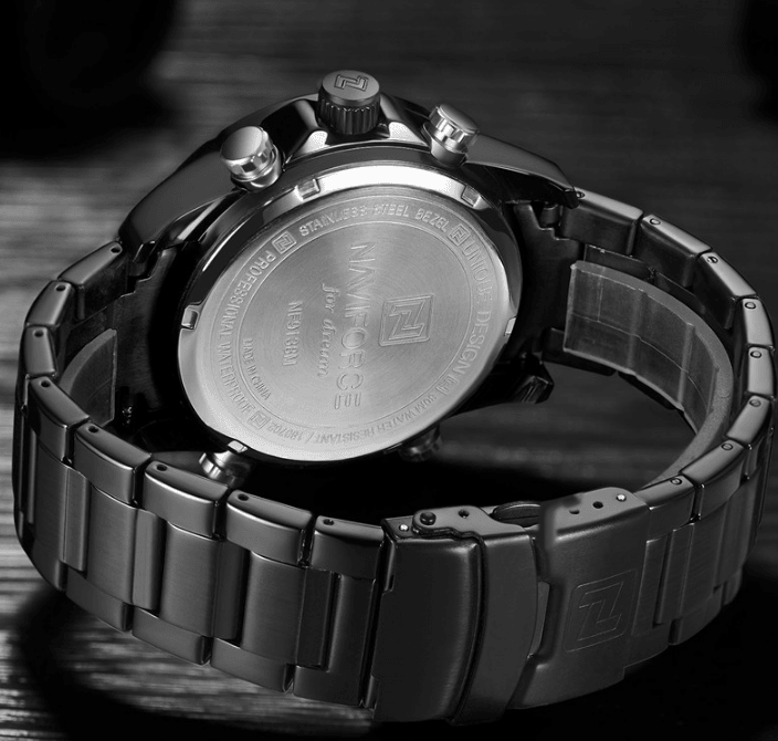 Men's Waterproof Analog Digital Multifunction Business Watch