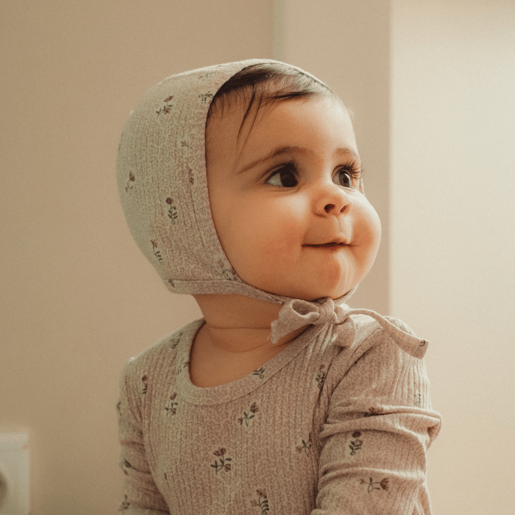 The Printed Romper - Dahlia Pink