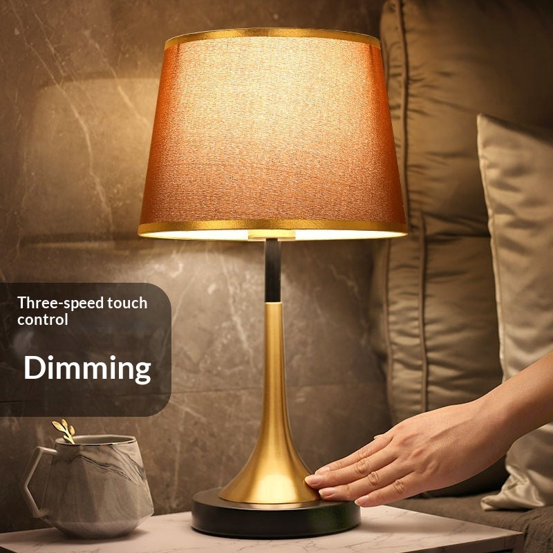 Modern Nordic LED Table Lamp with Touch Sensor Dimming