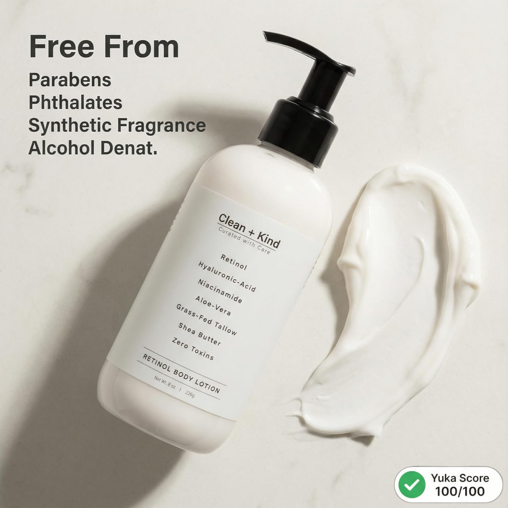 Retinol Body Lotion with Hyaluronic Acid and Grass-Fed Tallow - Image 5